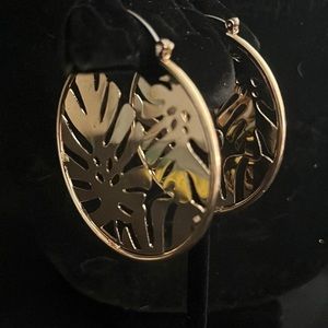 Monstera Leaf Earrings